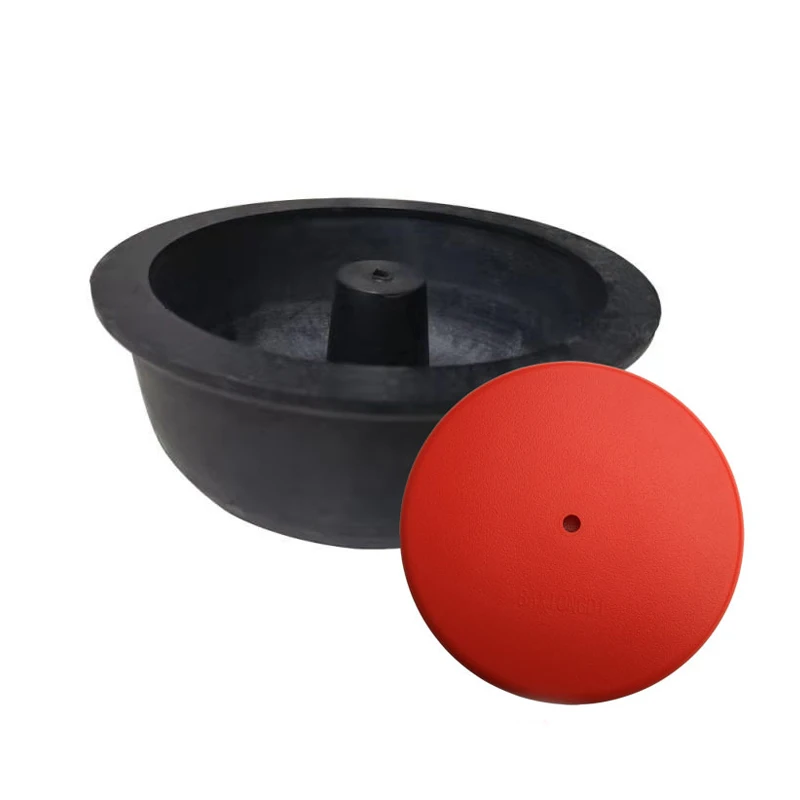8 inch Gem Vibrating Tumbler Barrel with Cover 245mm Rubber Jewelry Polishing Bucket
