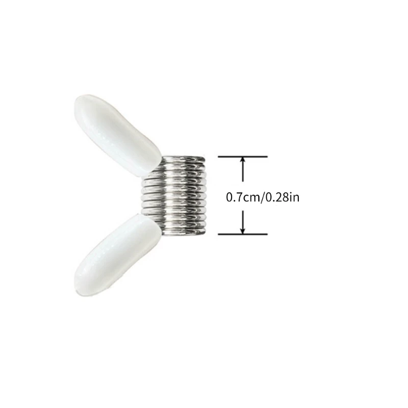 10Pcs/4Pcs Bead Stopper Set Metal Beading Helper Jewelry Making Tool Spring End Fasteners