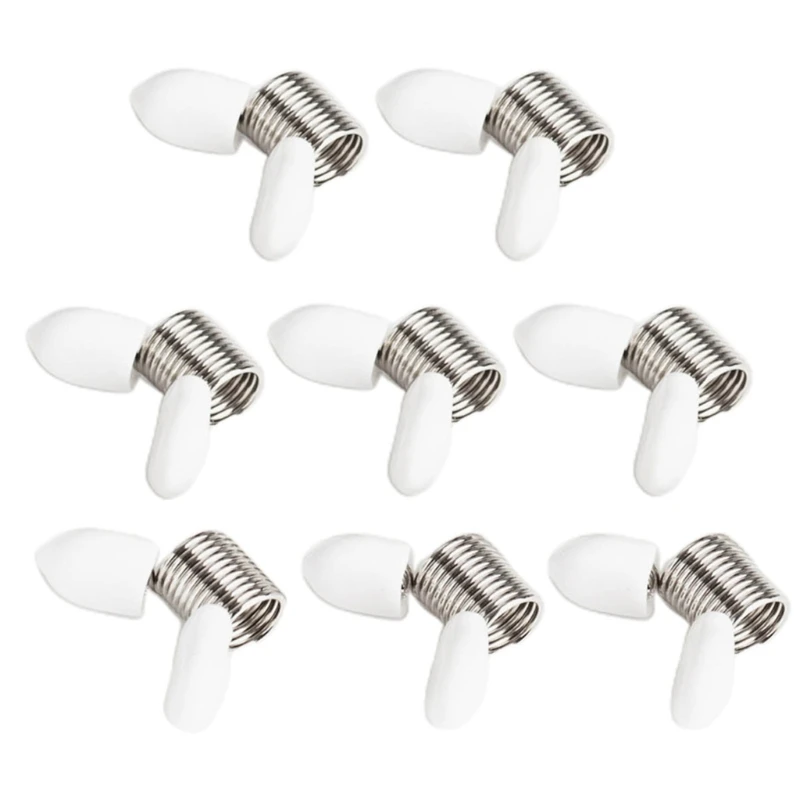10Pcs/4Pcs Bead Stopper Set Metal Beading Helper Jewelry Making Tool Spring End Fasteners