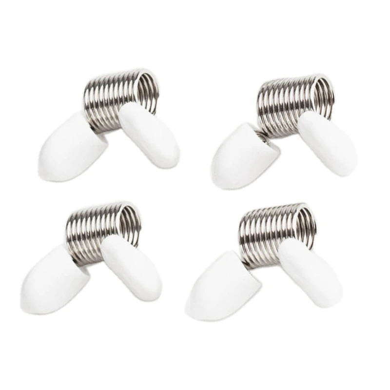 10Pcs/4Pcs Bead Stopper Set Metal Beading Helper Jewelry Making Tool Spring End Fasteners