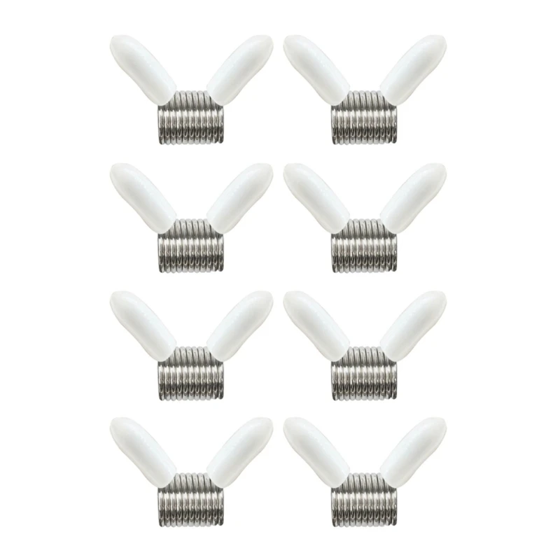 10Pcs/4Pcs Bead Stopper Set Metal Beading Helper Jewelry Making Tool Spring End Fasteners