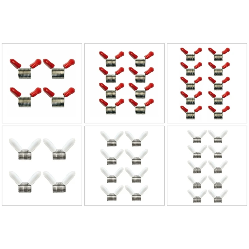 10Pcs/4Pcs Bead Stopper Set Metal Beading Helper Jewelry Making Tool Spring End Fasteners