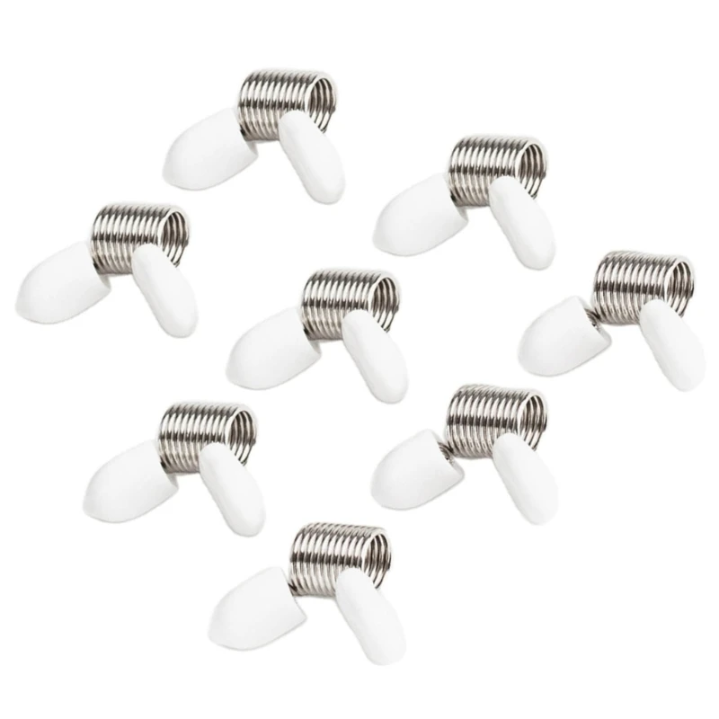 10Pcs/4Pcs Bead Stopper Set Metal Beading Helper Jewelry Making Tool Spring End Fasteners
