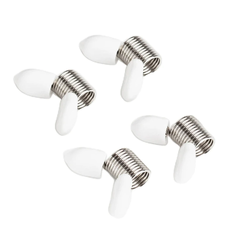 10Pcs/4Pcs Bead Stopper Set Metal Beading Helper Jewelry Making Tool Spring End Fasteners