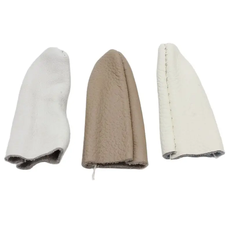 20PCS Needle Felting Leather Finger Gloves for Jewelry Making Polishing Wear Resisting Finger Protectors Tools