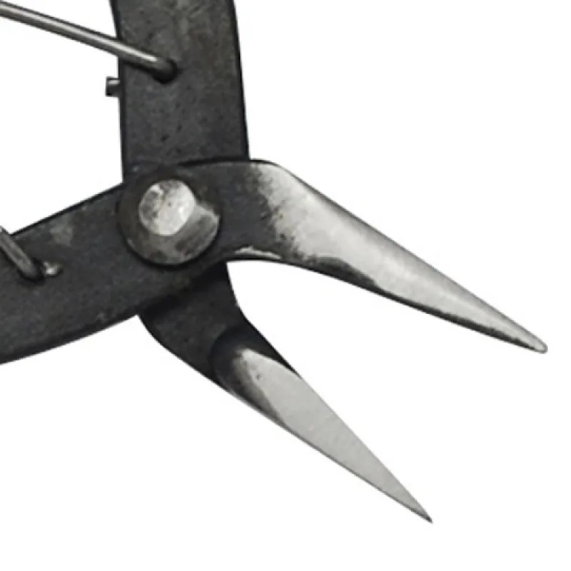 PandaHall Jewelry Pliers Short Chain Nose Pliers Gunmetal Jewelry Making Tools 125mm