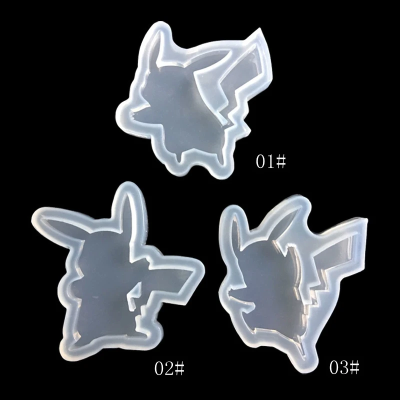 New 1pcs UV Craft DIY Jewelry Liquid Silicone Mold Cute Cartoon Resin Molds for Intersperse Decorate Making Toys Bakeware