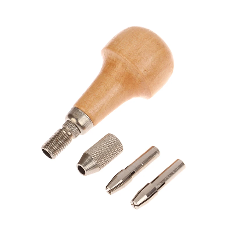 Jewelers Pin Vise Vice Wooden Handle Twisting Wire Wrapping Drill Kit Collet Watches Jewelry Tools