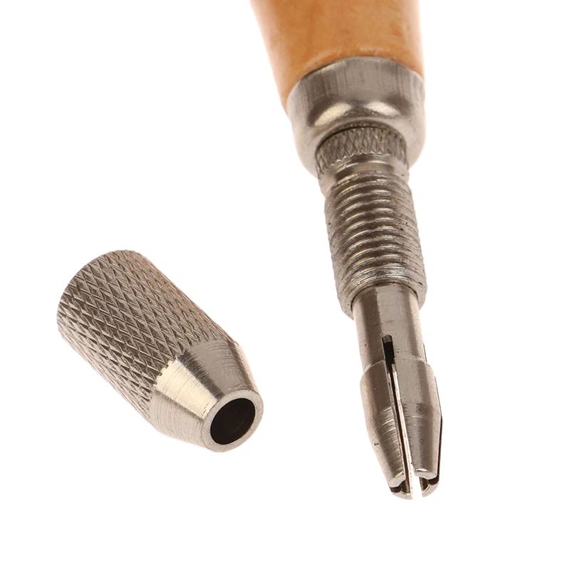Jewelers Pin Vise Vice Wooden Handle Twisting Wire Wrapping Drill Kit Collet Watches Jewelry Tools
