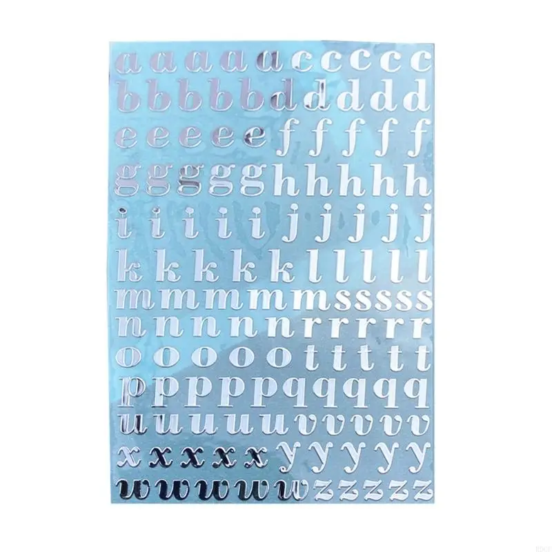 Letter Stickers Number Metal Stickers Combination Word Stickers Art Sticker