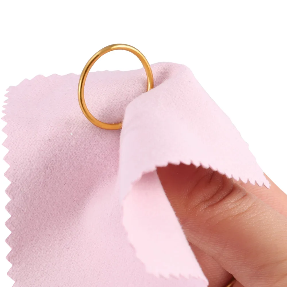 10pcs Polish Polishing Cloth Silver Color Cleaning Polishing Cloth Soft Clean Wipe Wiping Cloth For Silver Gold Jewelry Tools