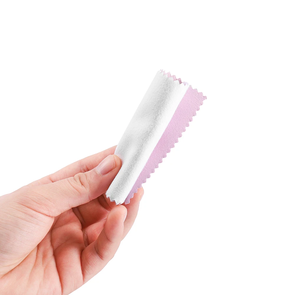 10pcs Polish Polishing Cloth Silver Color Cleaning Polishing Cloth Soft Clean Wipe Wiping Cloth For Silver Gold Jewelry Tools
