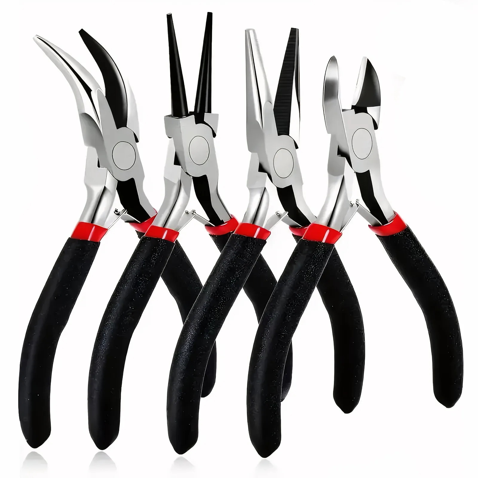 4pcs/1pcs Multifunctional Jewelry Pliers Manual Pointed-Nosed Pliers Oblique Pliers Mini Pointed-Nosed Pliers, For Jewelry Makin