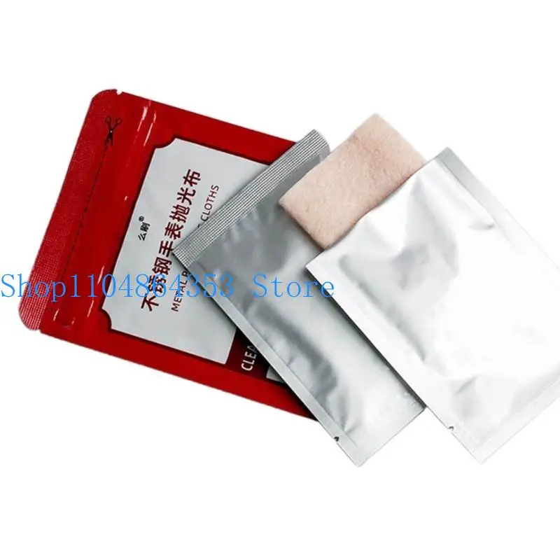Portable Watch Polishing Cloth Durable Scratches and Oxidation Repair Cloth Cleans for Watch Collector Jewelry Enthusias