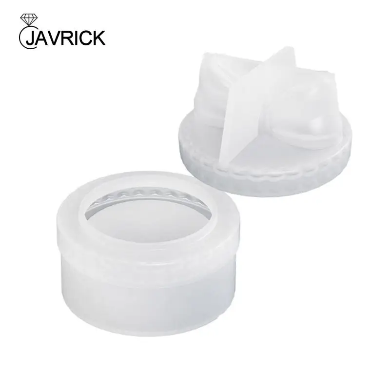 Silicone Mold Bowknot Jewelry Box Molds with Lid Cup Molds Home Decors