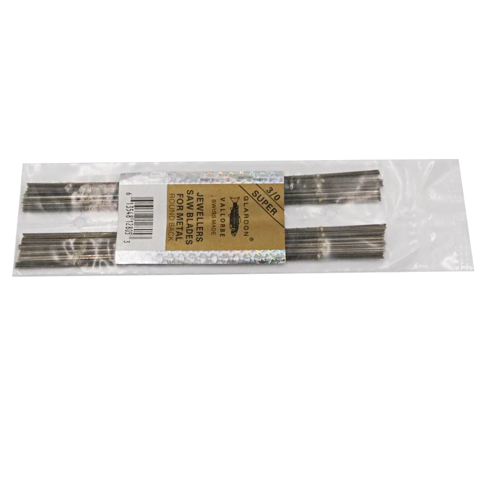 144 Pcs/Bag Glardon Vallorbe Saw Blades Jewellers Metal Bow Saw Cutters Blades Jewel Tools