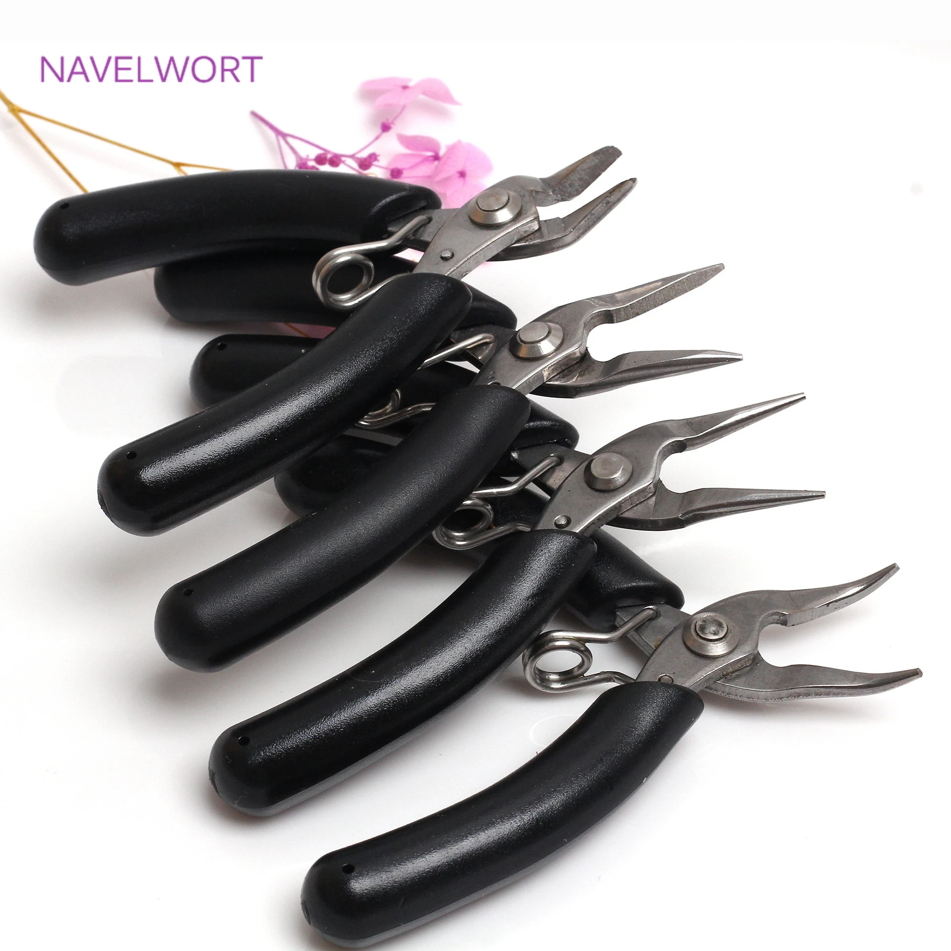 Jewelry Pliers Tools Needlework Wire Cutting Pliers Stainless Round Nose Pliers For DIY Handmade Beading Jewelry Making Tool