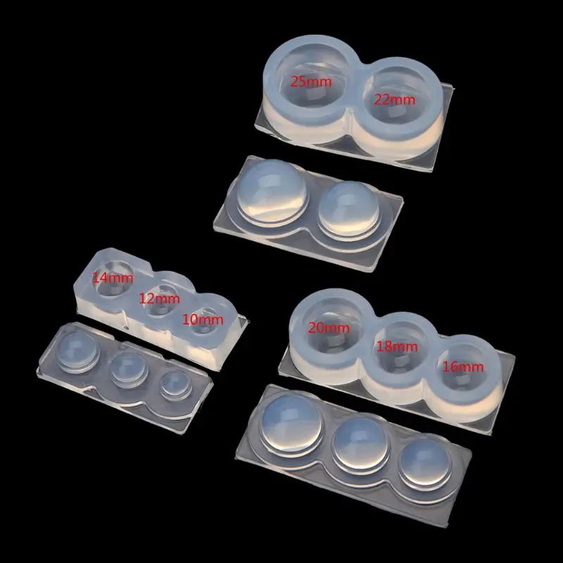 UV Resin Geometric Molds Hollow Quicksand Mold with Square Round Ellipse Mold for UV Resin Crafts DIY Jewelry Tool