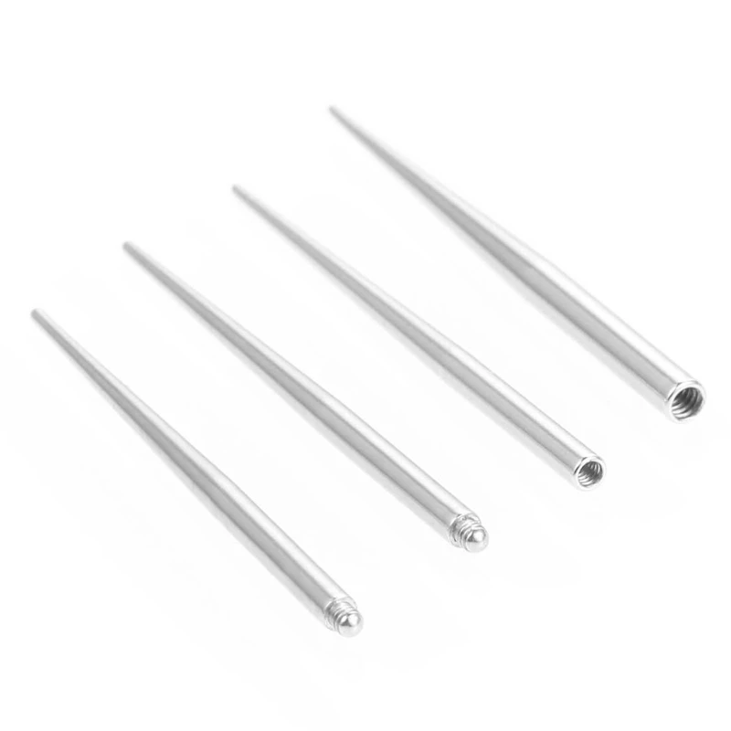 Steel Cone Insertion Pin Rod for Ear/nose/navel/nipples/lip/brow Stretcher Body Piercing Stretch Kit Assistant Tool