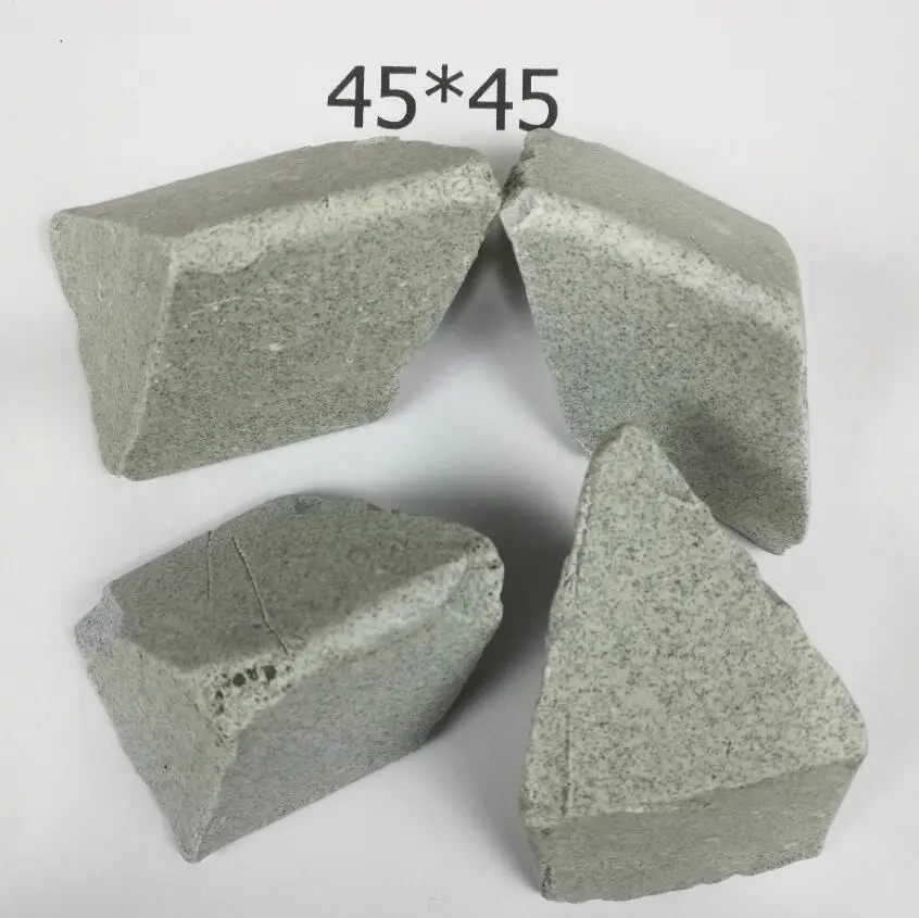 Jewelry Polishing Material Ceramic Stone Polishing Tumbling Media Vibration Tumbler Machine Use Corundum Triangle Abrasive