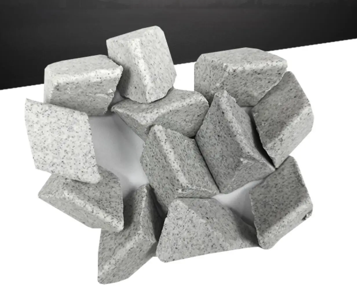 Jewelry Polishing Material Ceramic Stone Polishing Tumbling Media Vibration Tumbler Machine Use Corundum Triangle Abrasive