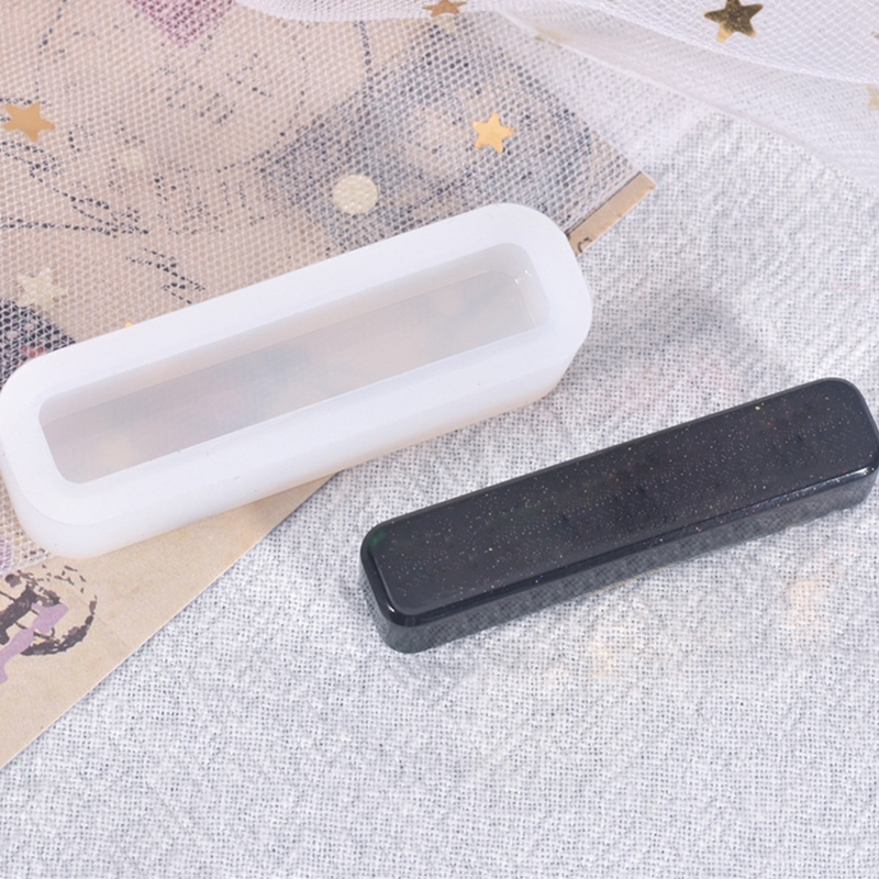 DIY Crafts Long Strip Necklace Epoxy Resin Mold Pendants Keychain Silicone Mould Handicrafts Mold Wholesale