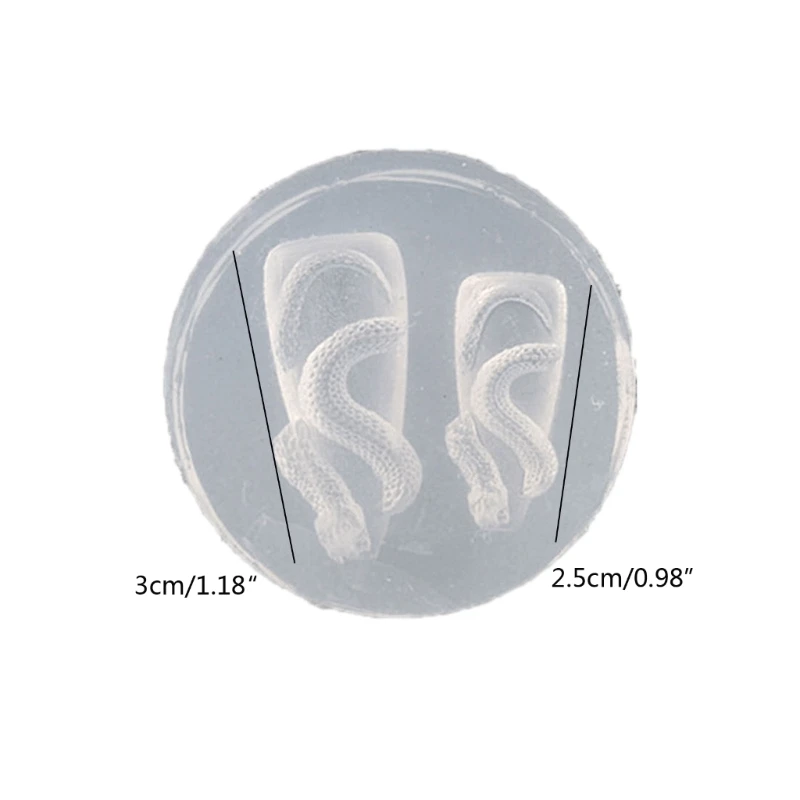 NEW Silicone Nail Art Handcrafts Moulds DIY Nail Tools Dragon/Snake Nail Carving Molds Silicone Material for Nail Decoration