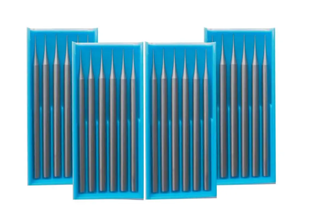 6pcs Steel Grinding Head 2.35mm Shank Milling Cutter Burrs For Wood Bone Olive Nuclear Carving Tools MODEL194