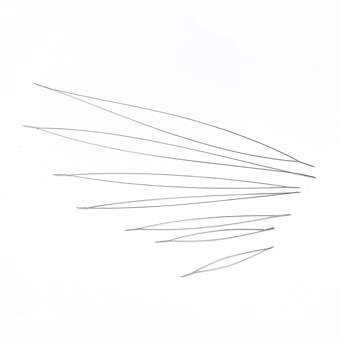 Manganese Steel Open Beading Needles for Handmade Jewelry Making Bead Stringing Accessories
