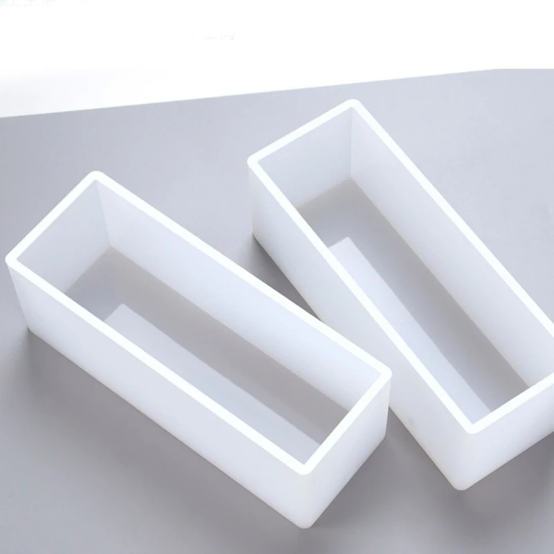 R3MC Cuboid Mold Silicone Resin Mold DIY Jewelry Making Tools Rectangular Resin Mould Silicone Epoxy Resin Casting Molds