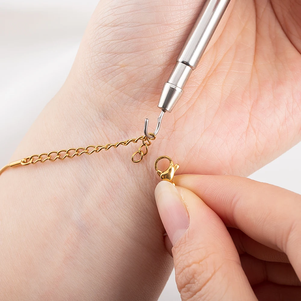 Help Wear Bracelet Tool Partner Jewelry Helper Fastening Aid Quickly Unfasten Hooking Equipment Plier Clasps Tie Zipper Crafts