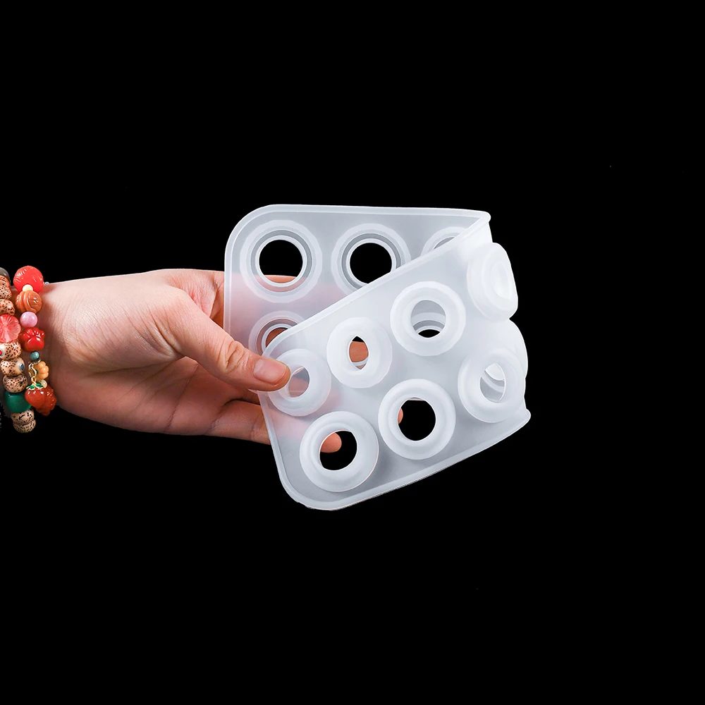 1pc Rings Resin Epoxy Molds Jewelry Silicone Mold Collection Handmade For DIY Crystal Silicone Jewelry Ring Mold Accessories