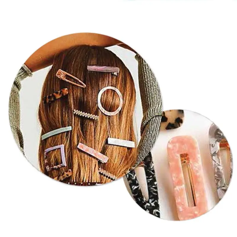 DIY Crafts Resin Silicone Epoxy Mold Hair Clip Barrette Mould Epoxy Resin Jewelry Casting