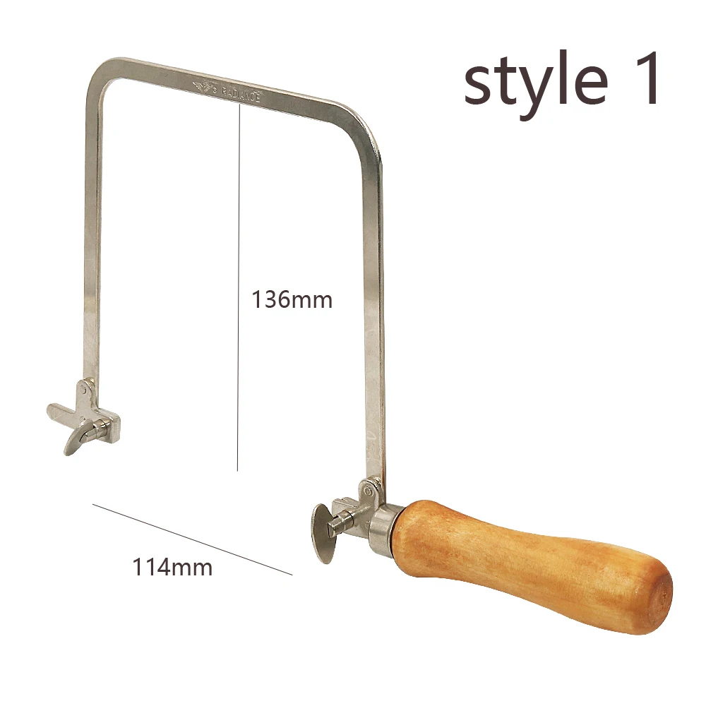NIUPIKA Professional Saw Bow Wooden Handle with 12Pcs saw blade Jewelry Saw Frame Hand Tools Jeweler'S Saw Frame