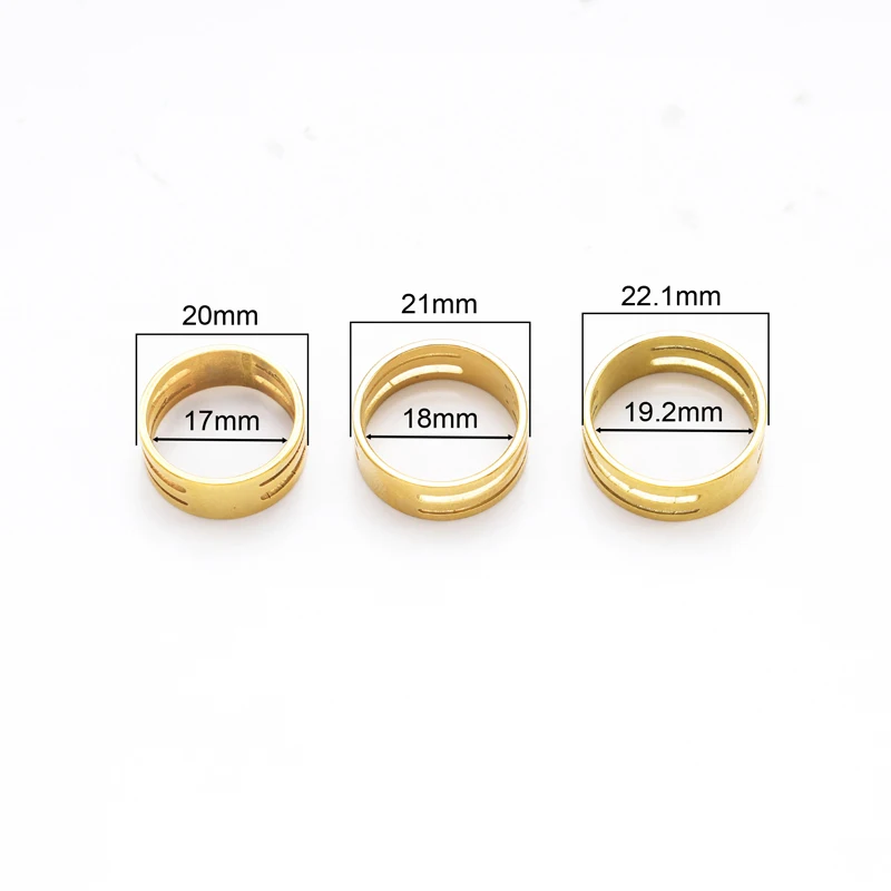 17/18/19mm Stainless Steel Jump Rings Opening Tools Finger Ring Opener For DIY Jewelry Making Materials Supplies Accessories