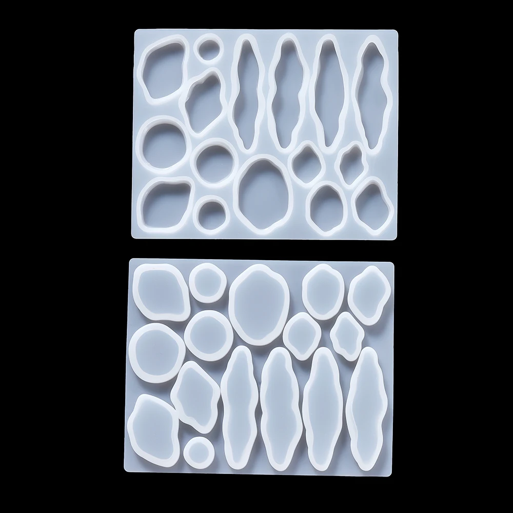 Hairpin Silicone Molds for DIY Jewelry Making Tools UV Resin Crafts Geometric Multi Shape Hair Accessories Epoxy Resin Mold