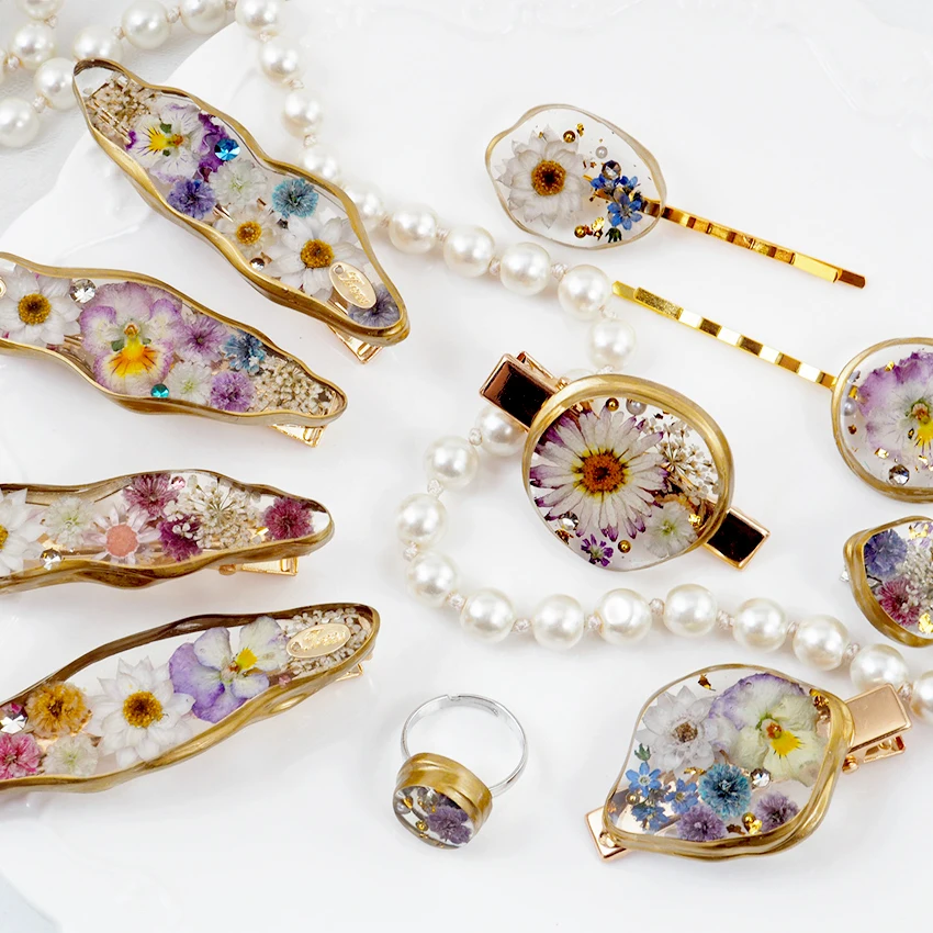 Hairpin Silicone Molds for DIY Jewelry Making Tools UV Resin Crafts Geometric Multi Shape Hair Accessories Epoxy Resin Mold