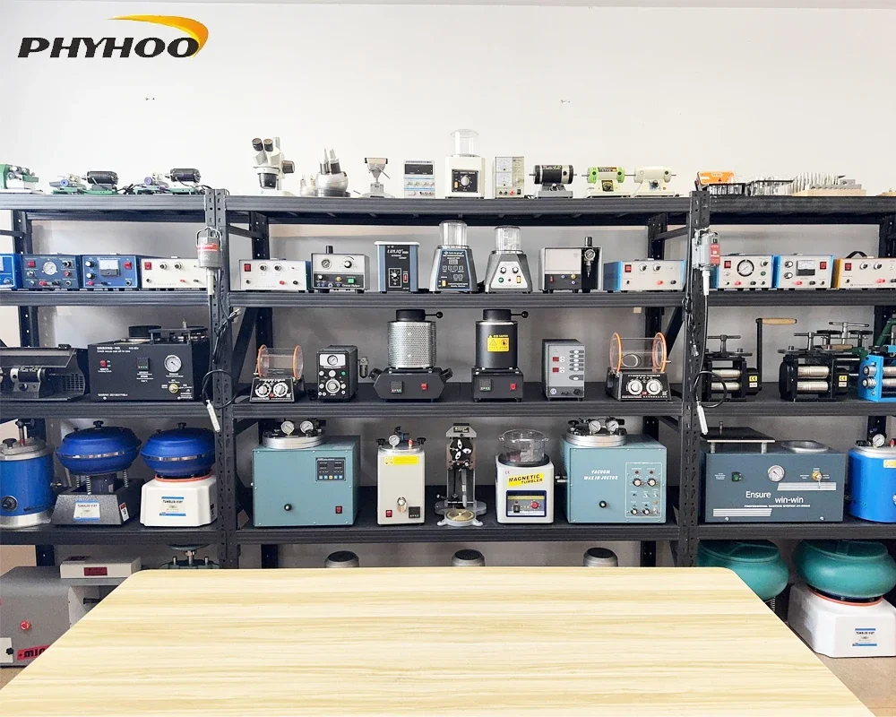 PHYHOO Electric Melting Furnace Digital Control Kiln For Casting Gold Silver Copper Scrap Smelting Jewelry Refining Purify Tool