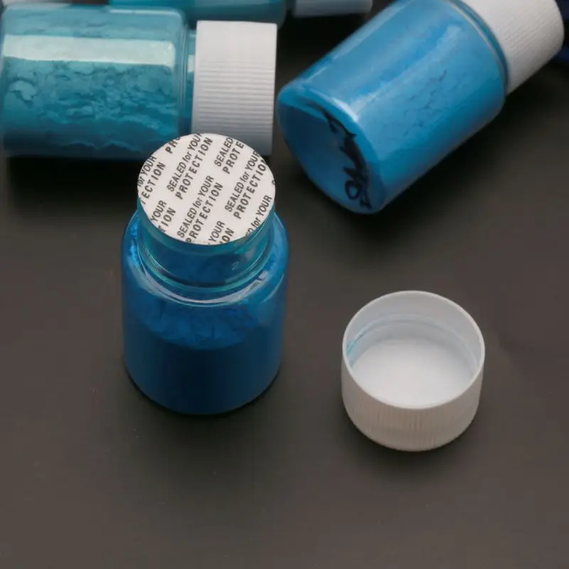 10 Colors Sea Blue Mica Powder Pearl Pigment Epoxy Resin Colorant Cosmetic Grade