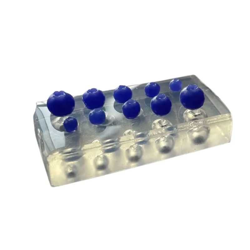 3D Blueberry Cherry Strawberry Fondant Molds Berry Series Chocolate Silicone Mold Candy Cupcake Topper Cake Decorating Tools