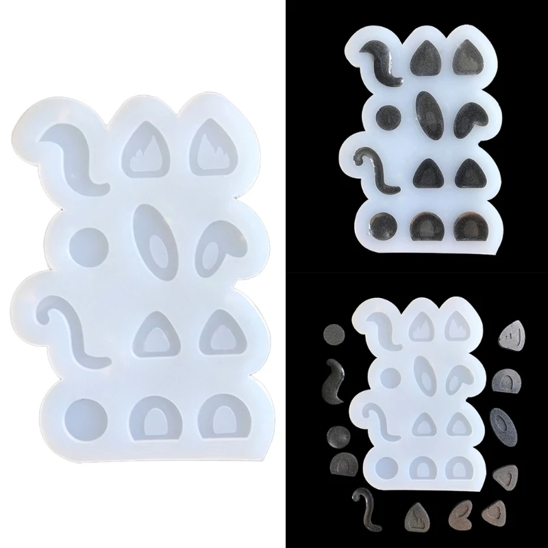 Animal Parts Silicone Mold Resin Shaking Cup Mold for Pendant Jewelry Keychain Decoration Making Diy Crafts
