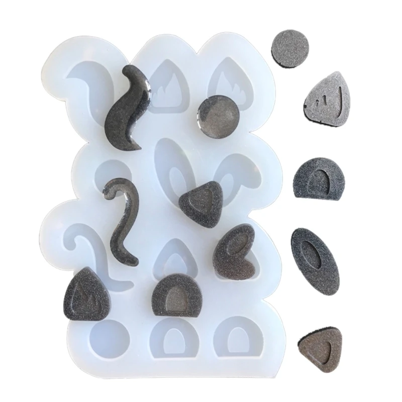 Animal Parts Silicone Mold Resin Shaking Cup Mold for Pendant Jewelry Keychain Decoration Making Diy Crafts