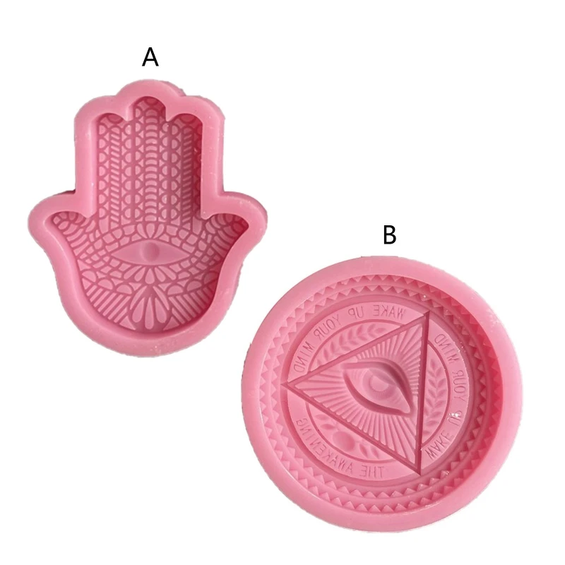 Hand of Fatima Eye of God Silicone Mold Handmade Candle Cake Soap Mould Aromatherapy Plaster Making DIY Resin Epoxy Mold