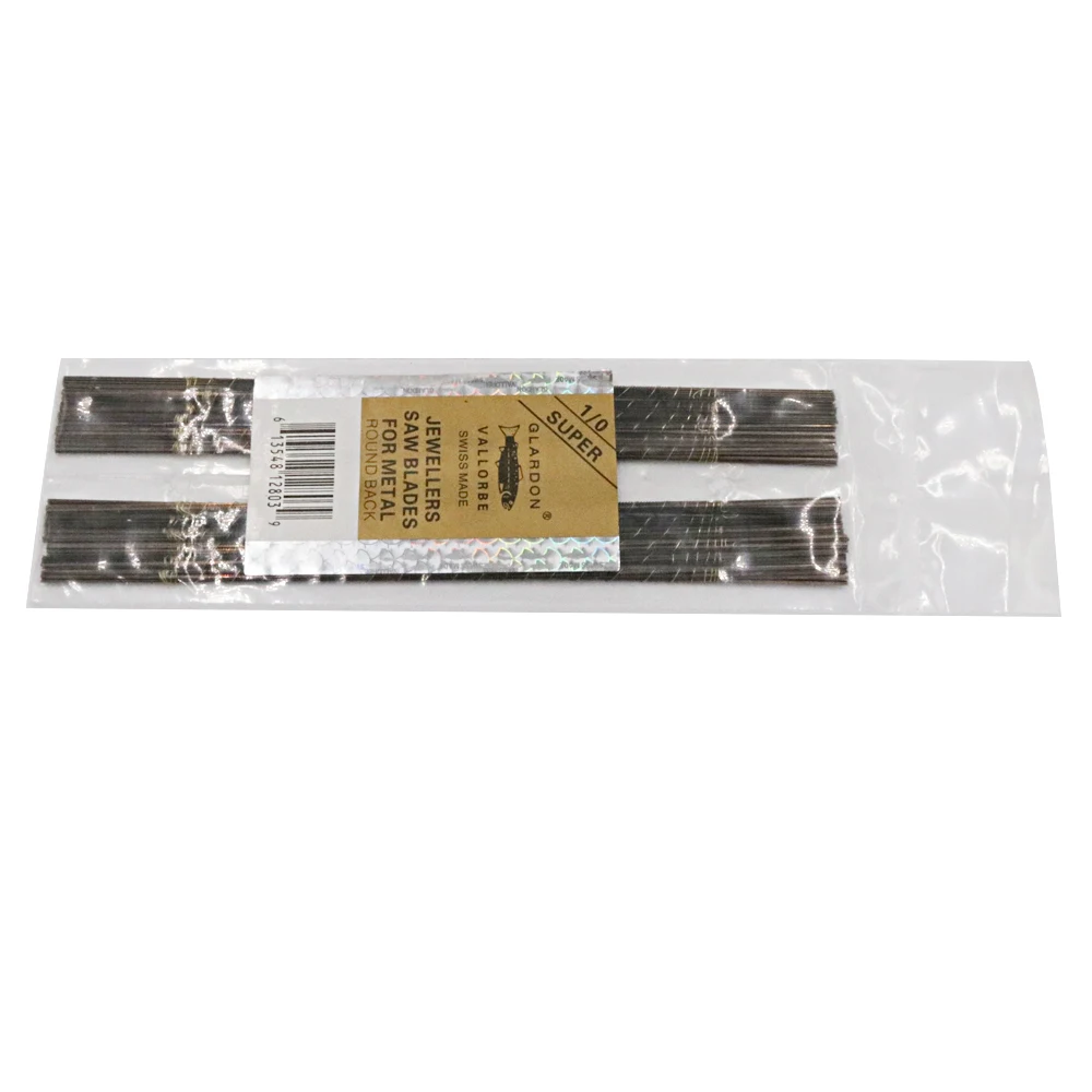 Super 144 Pcs/Bag Glardon Vallorbe Saw Blades Jewellers Metal Bow Saw Cutters Blades Jewel Tools