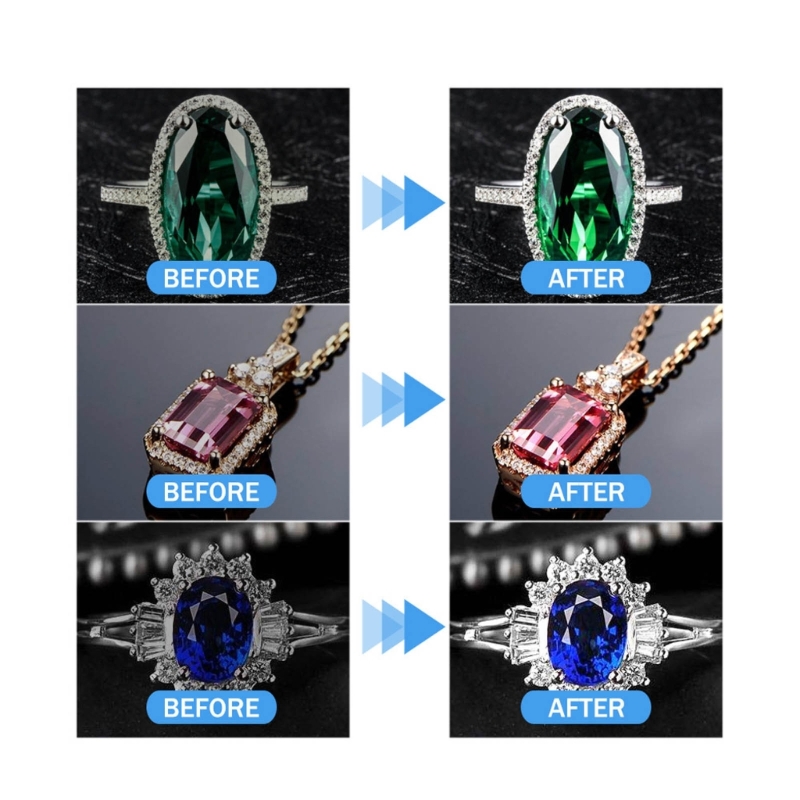 30ml Concentrate Jewelry Cleaner Anti-Tarnish Quick Professional Jewellery Cleaning for Watch Diamonds Silver Gold Jewelry Tools