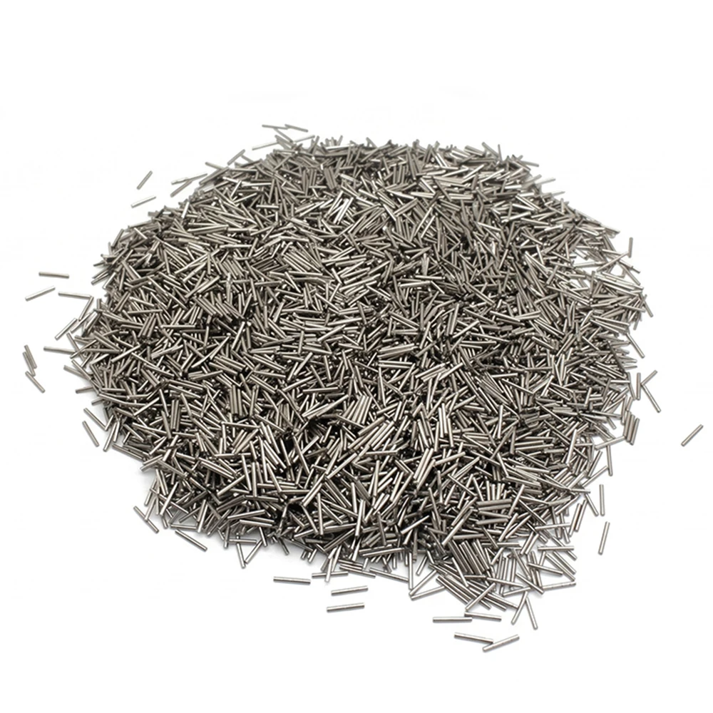 200g Magnetic Polishing Pins Anti-Rust 304 Stainless Steel Tumbling Media for Jewelry Finishing Metal Surface Deburring Cleaner