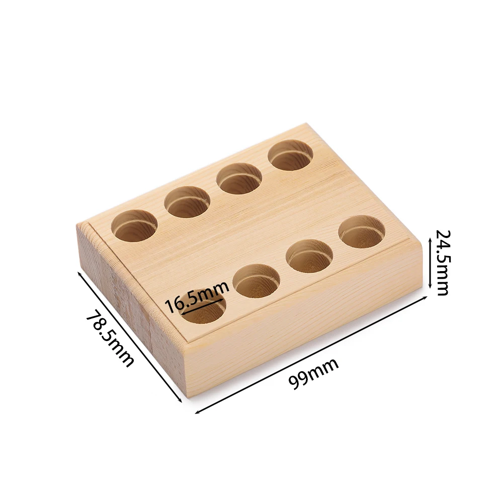 1pcs Hardwood with 6/812 Holes Plier Organizer Rack Woode Stand Plier Storage Plate for Pliers Storage and Management