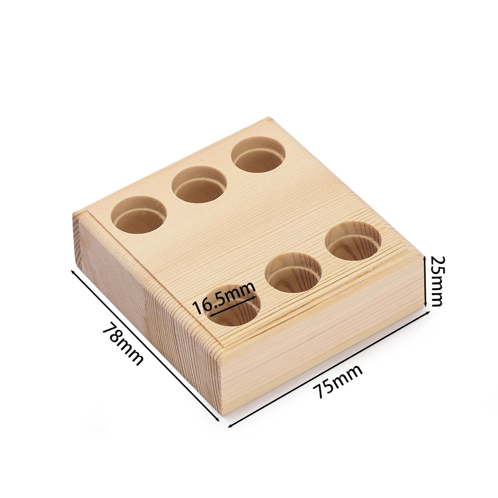 1pcs Hardwood with 6/812 Holes Plier Organizer Rack Woode Stand Plier Storage Plate for Pliers Storage and Management