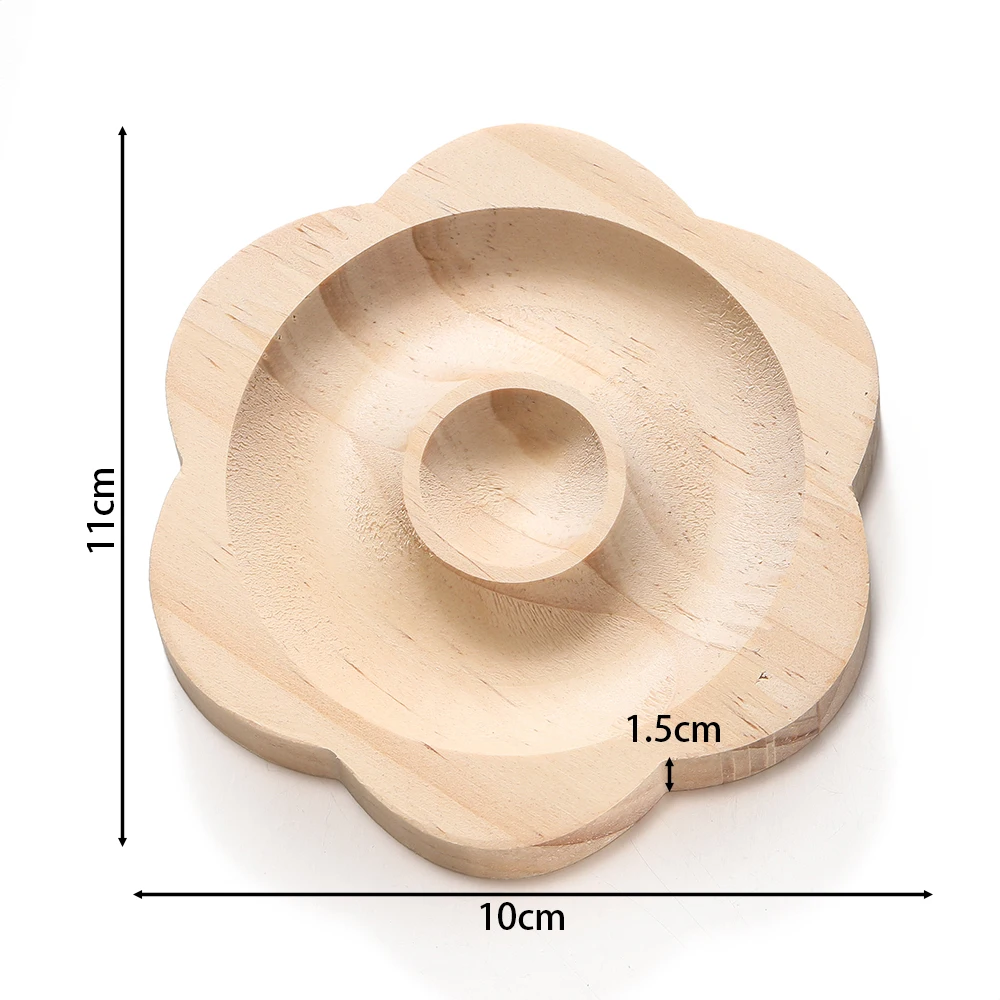 1pcs/lot Wooden Beading Design Board Suitable Bracelet Display Stand For Jewelry Making Necklaces Crafts Tray Practical Display