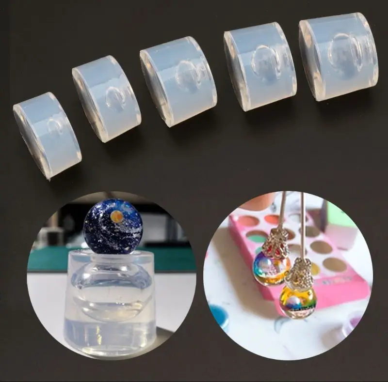 Transparent Silicone Mould Resin Universe Ball Epoxy Resin Molds Jewelry Making Casting Silicone Mould DIY Crafts Dropshipping